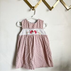 Mini Boden Squirrel Embroidered Pinnie